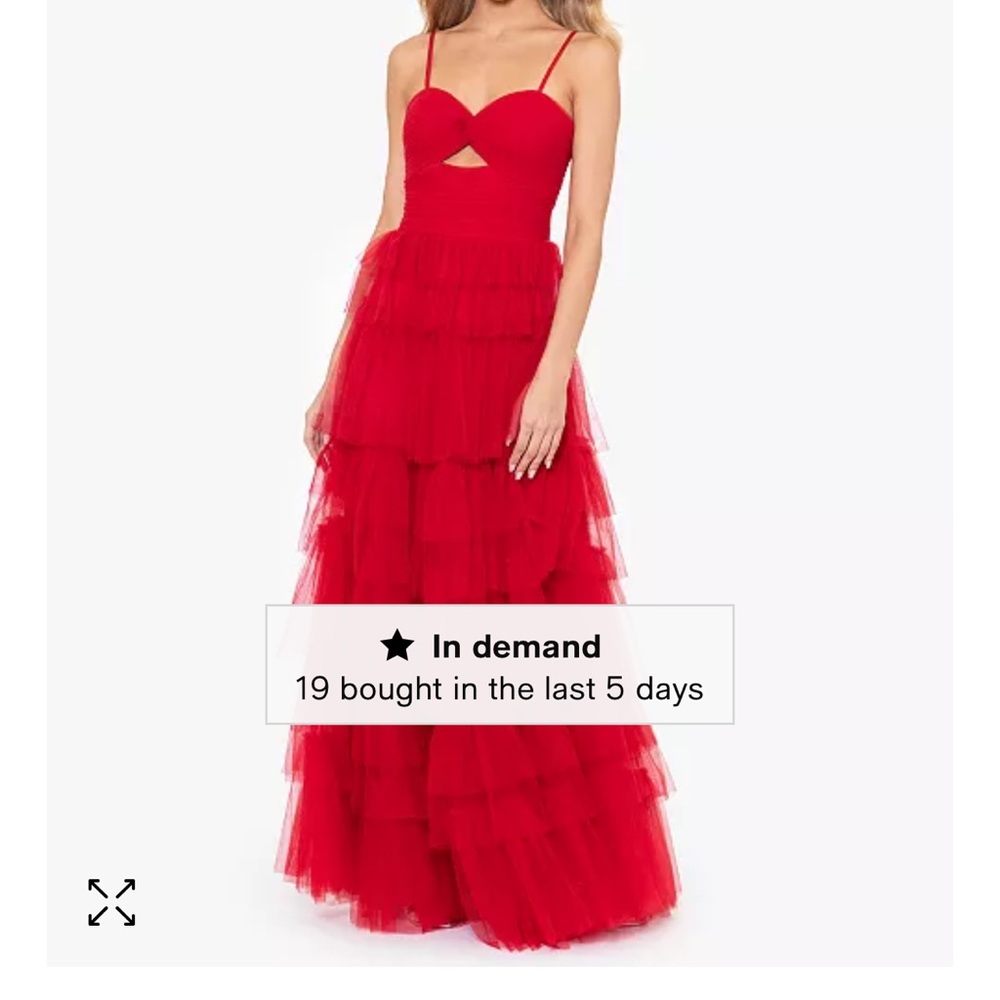 Elegant Red Evening Gown